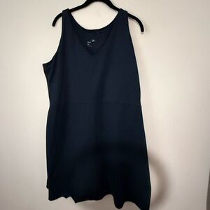 Gap athletic 2xl athletic dress with shorts in black nwot